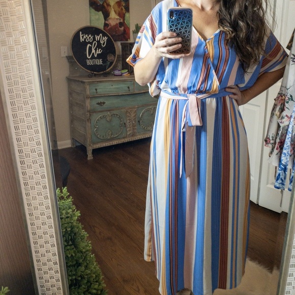 Multi-color Stripe dress - Picture 1 of 1
